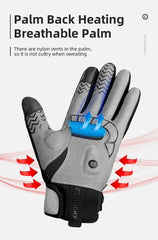 USB Electric Heated Winter Gloves with Touchscreen Compatibility For Cycling, Motorcycle & Hiking