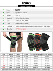 1PCS Knee Support Professional Protective Sports Knee Pad - Breathable Bandage | Knee Brace For Basketball Tennis Cycling