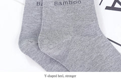 10 Pairs / Lot Bamboo Fiber Socks | Men Business Casual  | Anti-Bacterial | Breathable