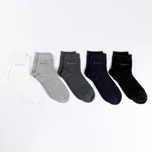 10 Pairs / Lot Bamboo Fiber Socks | Men Business Casual  | Anti-Bacterial | Breathable