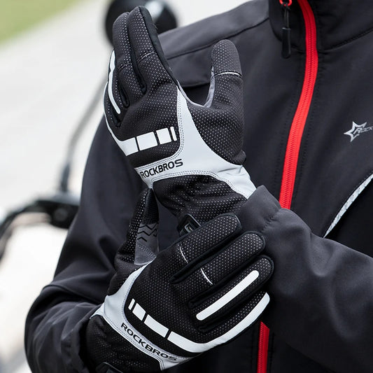 USB Electric Heated Winter Gloves with Touchscreen Compatibility For Cycling, Motorcycle & Hiking