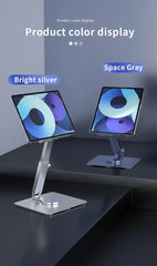 Aluminum Tablet Stand - 360°Rotating |Adjustable | Desk Holder Mount Riser