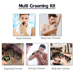 5 In 1 Professional Multifunctional Electric Trimmer For Men  - Including Nose & Ear Trimming