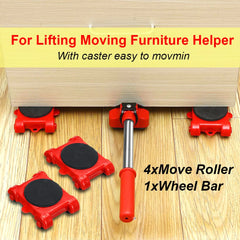 5Pcs/Set Heavy Duty Furniture Moving & Lifting Tool Set