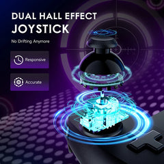 Mobile Gaming Controller with Hall Effect Joysticks/Hall Trigger | Plug & Play | Low Latency