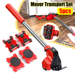 5Pcs/Set Heavy Duty Furniture Moving & Lifting Tool Set