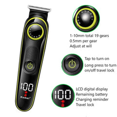 5 In 1 Professional Multifunctional Electric Trimmer For Men  - Including Nose & Ear Trimming